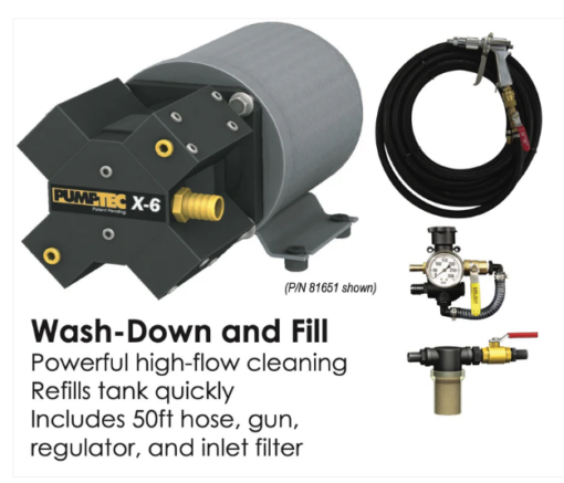 Sanitation Cleaning and Fill Pump
