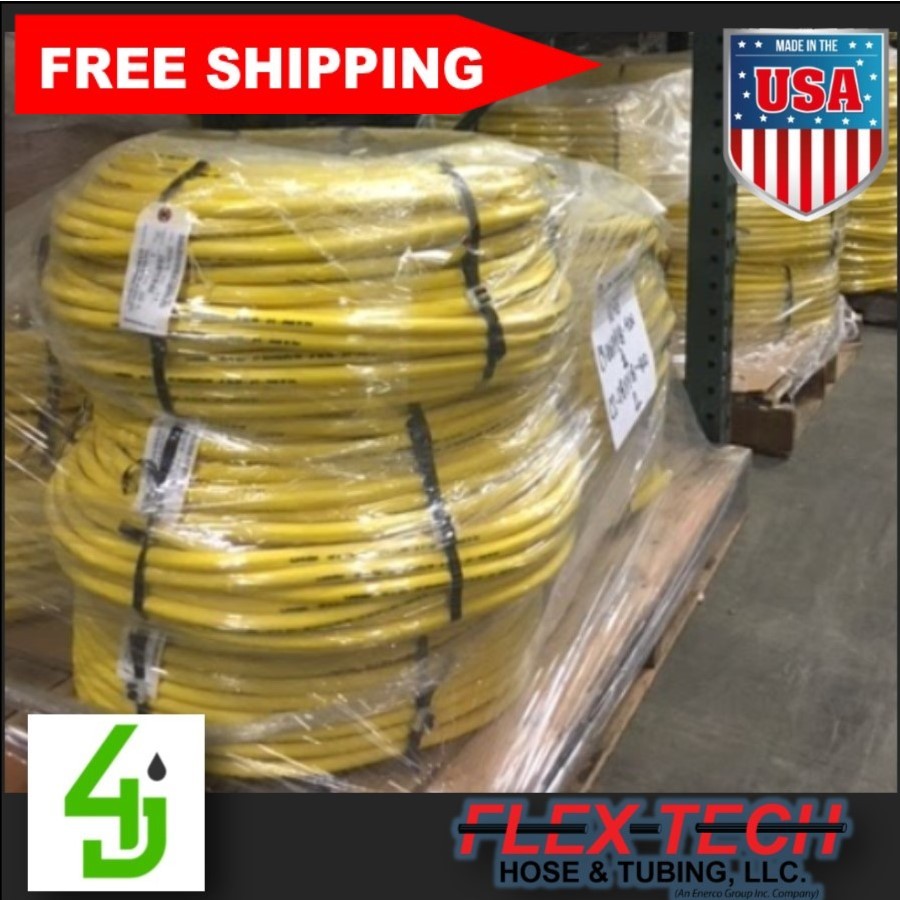 Agricultural and Lawn Chem Spray Hose - 600 PSI -3/8 inch x 400 foot Yellow