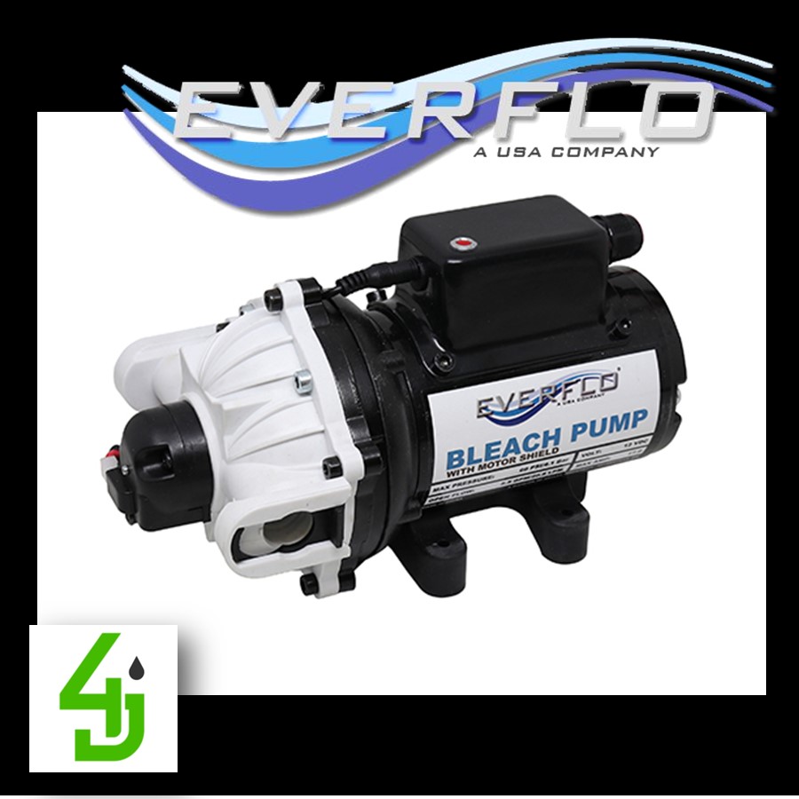 Everflo EFSW5500 5.5GPM Soft Wash (Bleach) Pump - 4J Hose and Supply