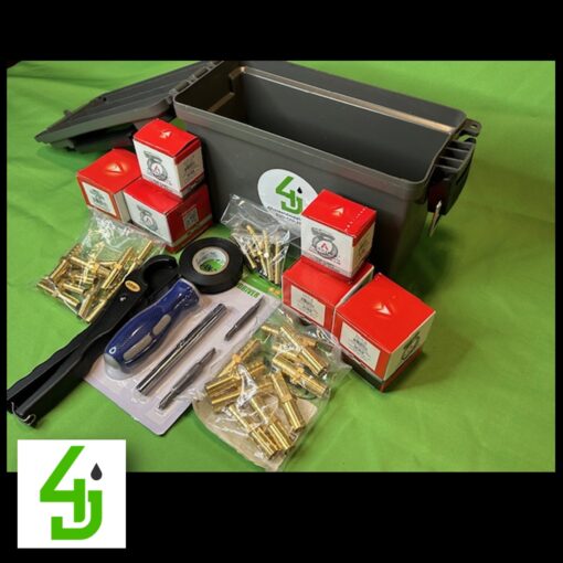 Hose repair kit for shop, mechanics truck, or service managers